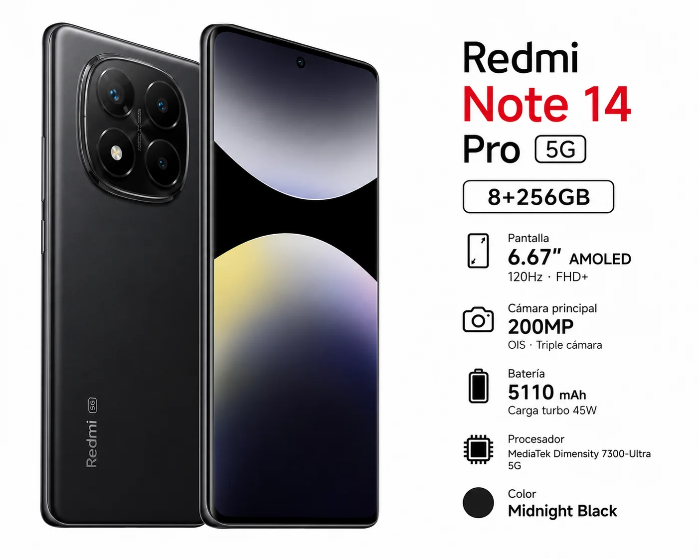 Redmi Note 14 pro 5G 8+256GB