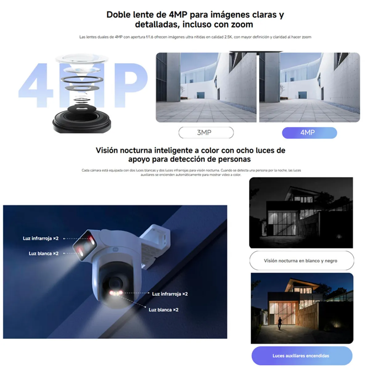 Xiaomi Outdoor Camera CW500 Dual EU - Imagen 3