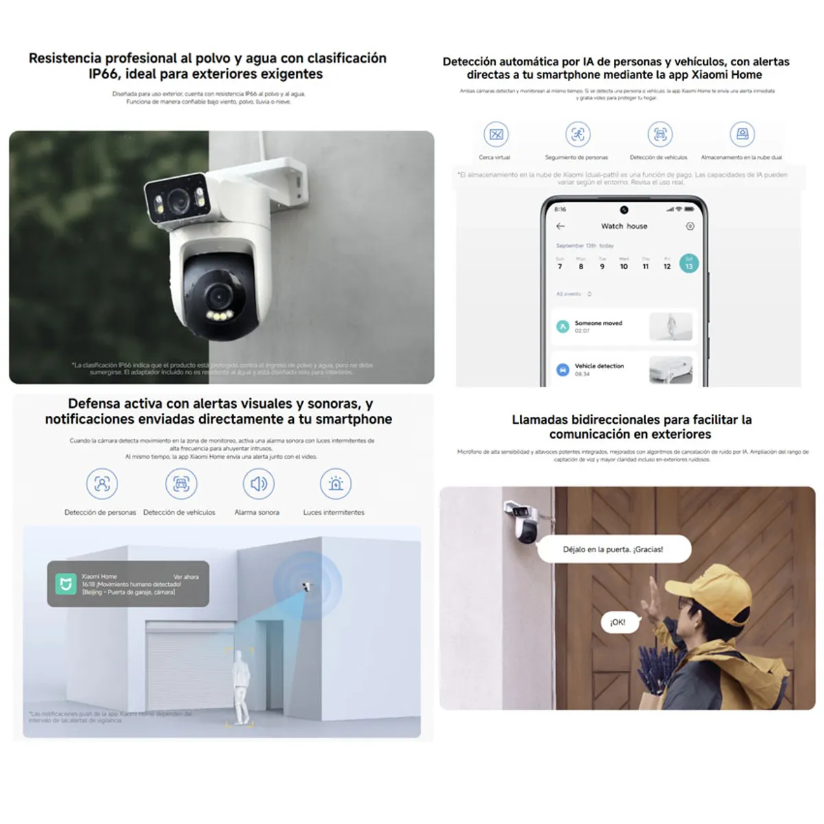 Xiaomi Outdoor Camera CW500 Dual EU - Imagen 2